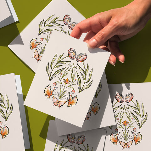 Radical Spring Greeting Card