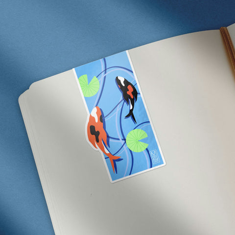 Carp Pond Magnetic Bookmark