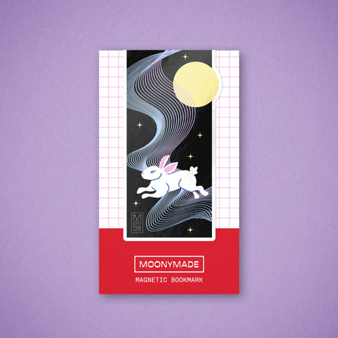 Moon Rabbit Magnetic Bookmark
