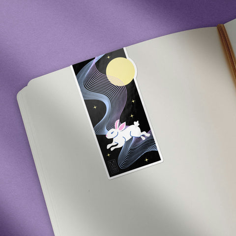 Moon Rabbit Magnetic Bookmark