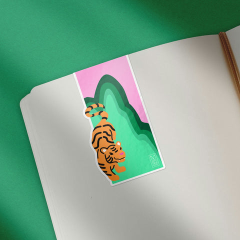 Tiger Mountain Magnetic Bookmark