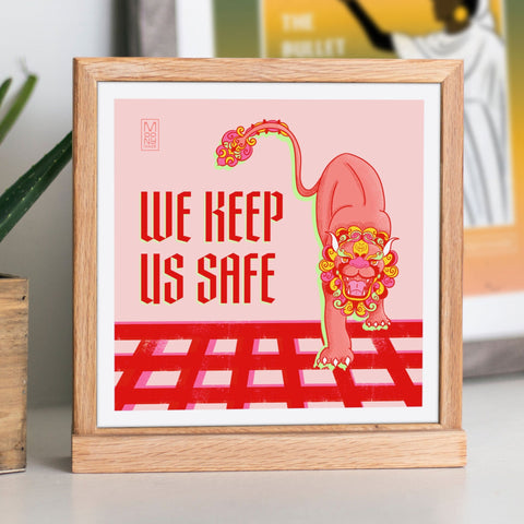 We Keep Us Safe Fu Lion - moonymade