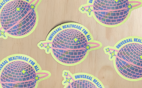 Universal Healthcare for All Sticker
