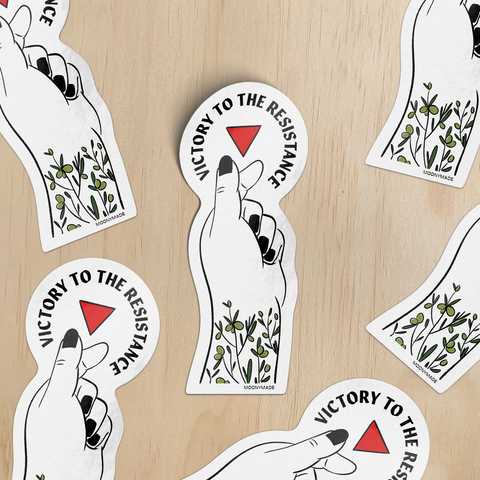 Victory to the Resistance Fundraiser Sticker