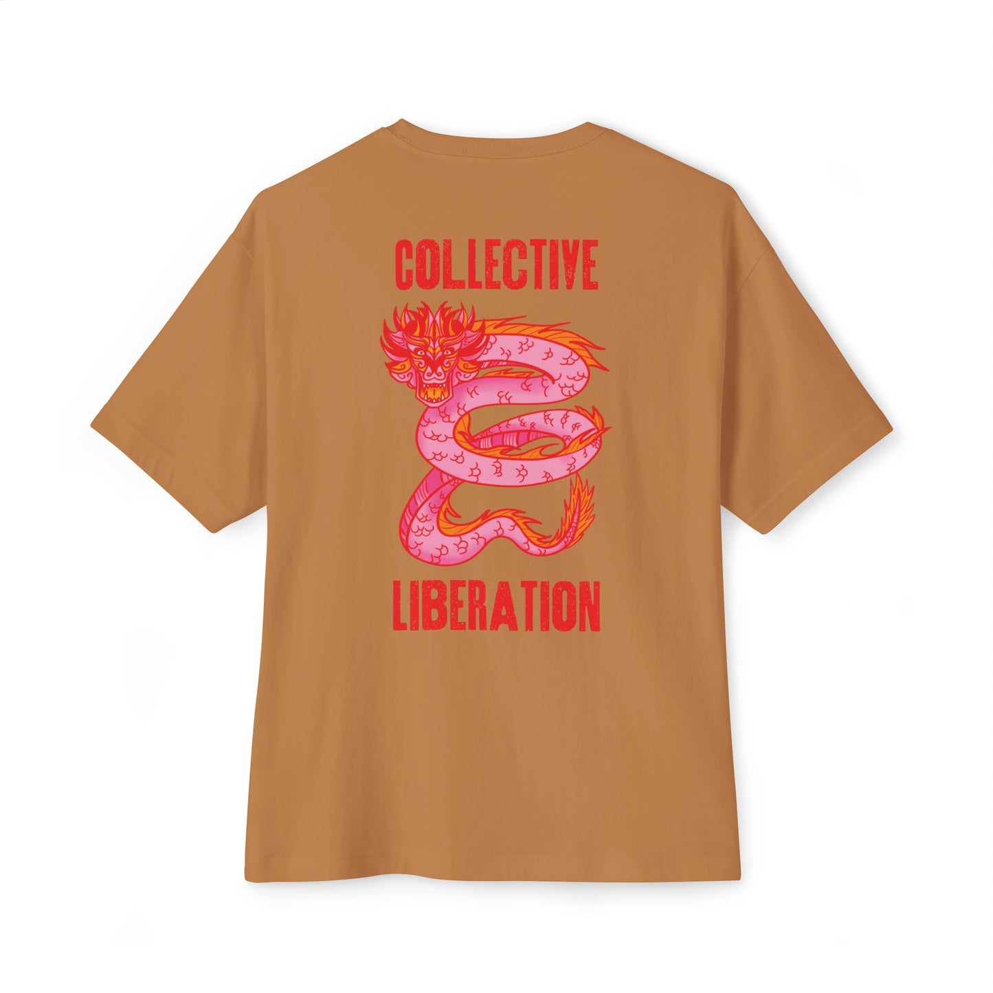 Collective Liberation Dragon Unisex Oversized Boxy Tee