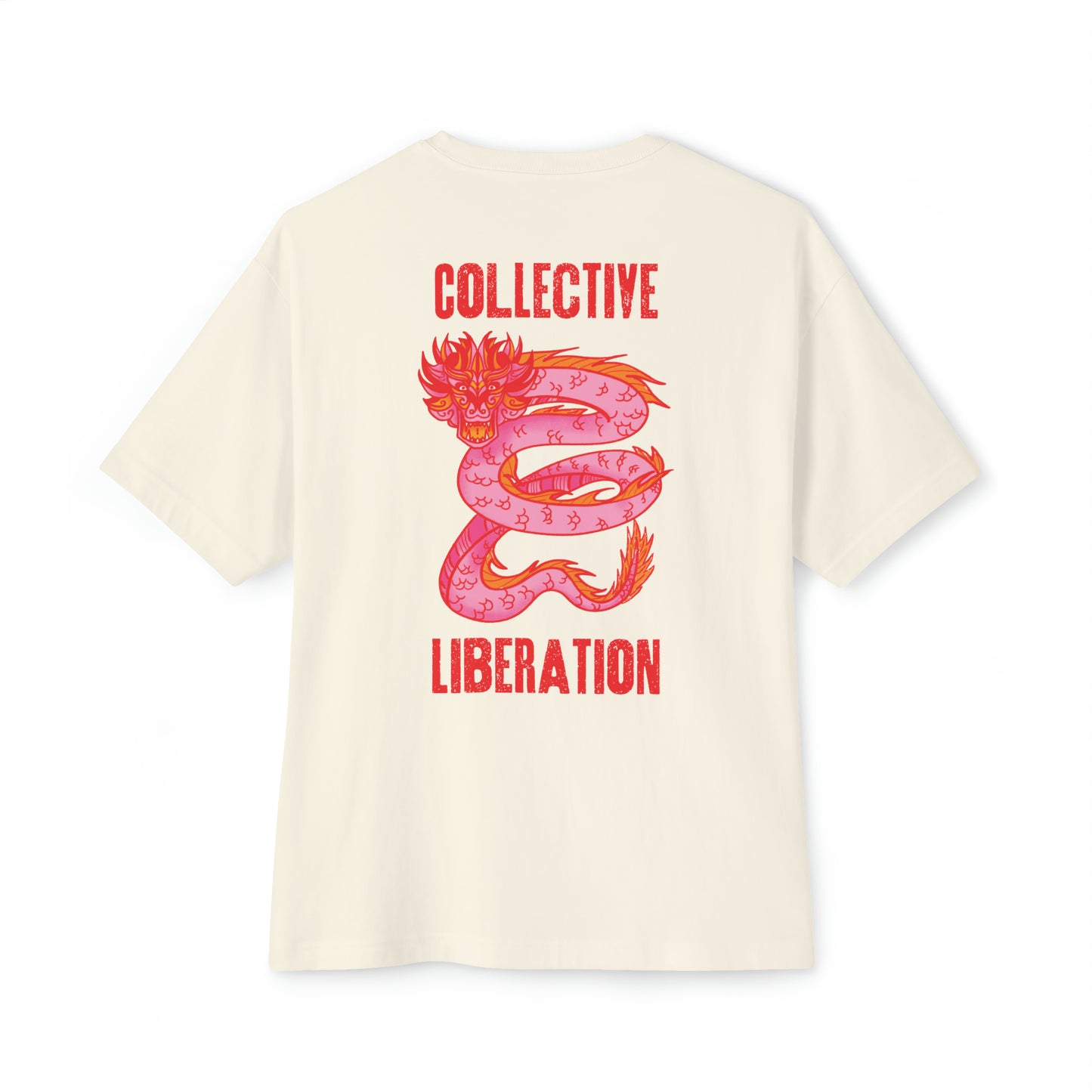 Collective Liberation Dragon Unisex Oversized Boxy Tee