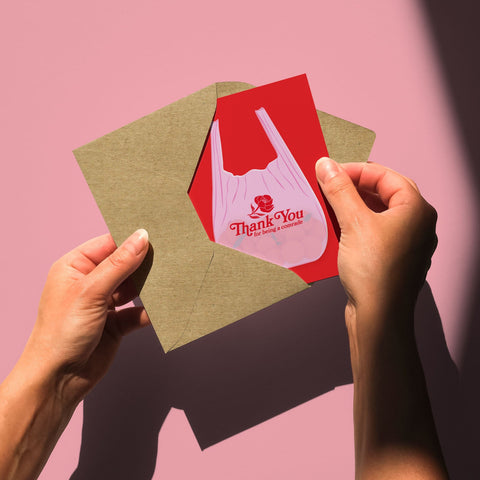 Thank You for Being a Comrade Greeting Card