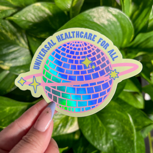 Universal Healthcare for All Sticker
