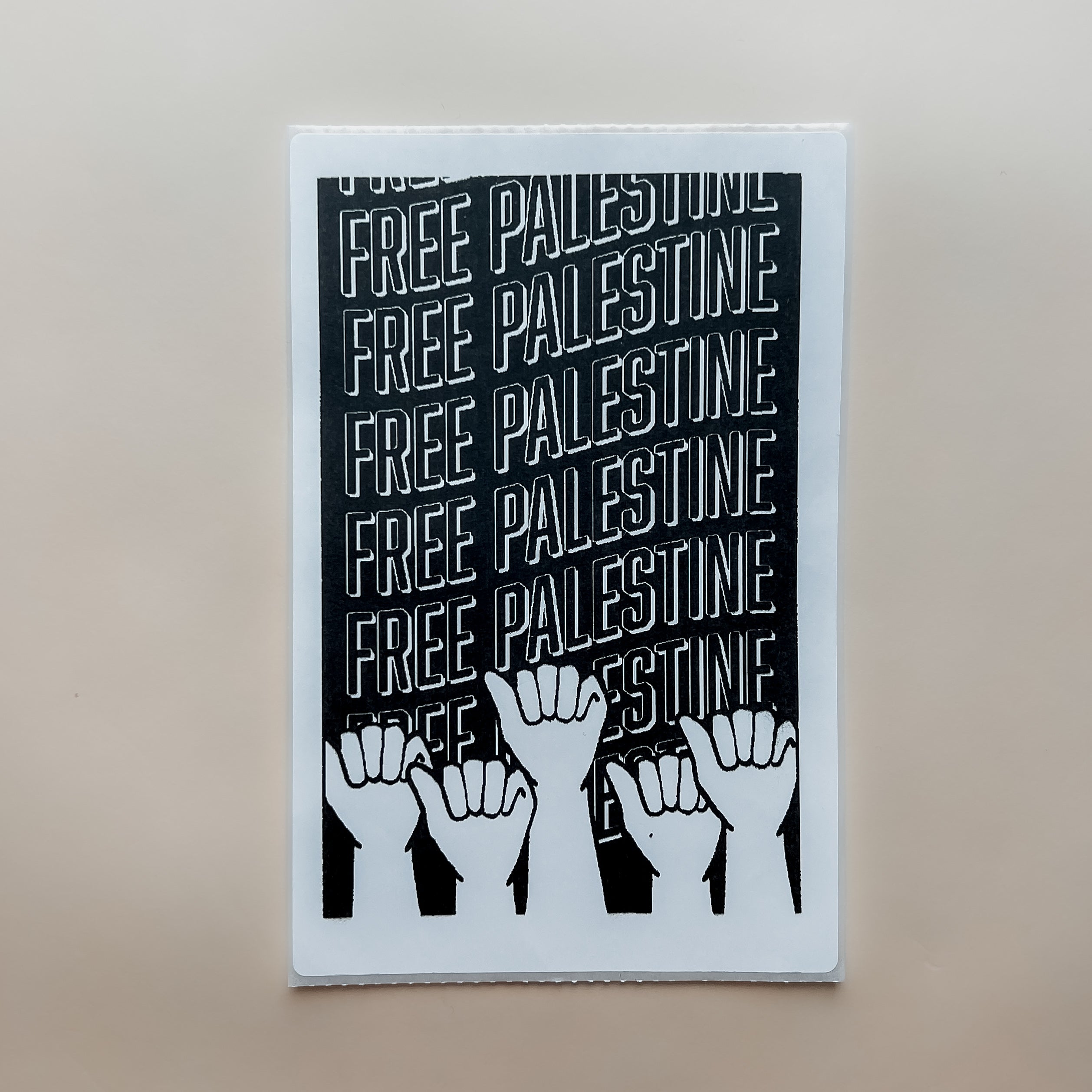 Free Palestine Solidarity Protest Sticker - Digital File – moonymade