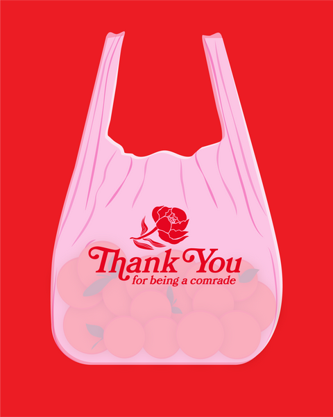 Thank You for Being a Comrade Bag Print - moonymade