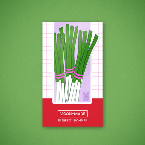 Scallion Bunches Magnetic Bookmark