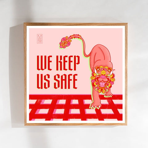 We Keep Us Safe Fu Lion - moonymade