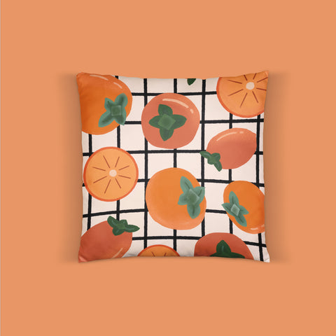 Don't Be Kaki Persimmon Throw Pillow Covers - moonymade