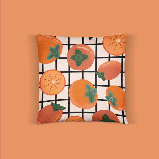 Don't Be Kaki Persimmon Throw Pillow Covers