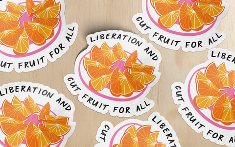 Liberation Orange Slices Vinyl Sticker