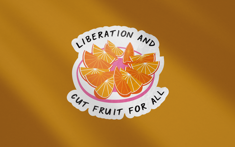 Liberation Orange Slices Vinyl Sticker