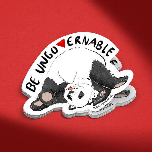 Ungovernable Panda Fundraiser Sticker