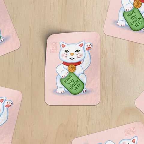 Comrade Lucky Cat Vinyl Sticker