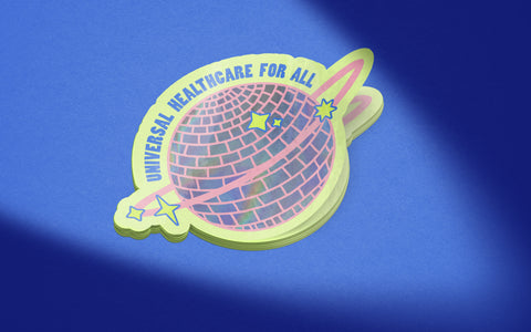 Universal Healthcare for All Sticker