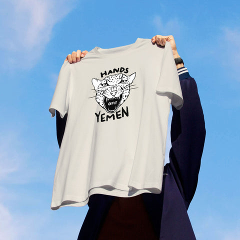 Hands Off Yemen Unisex Oversized Boxy Tee - moonymade