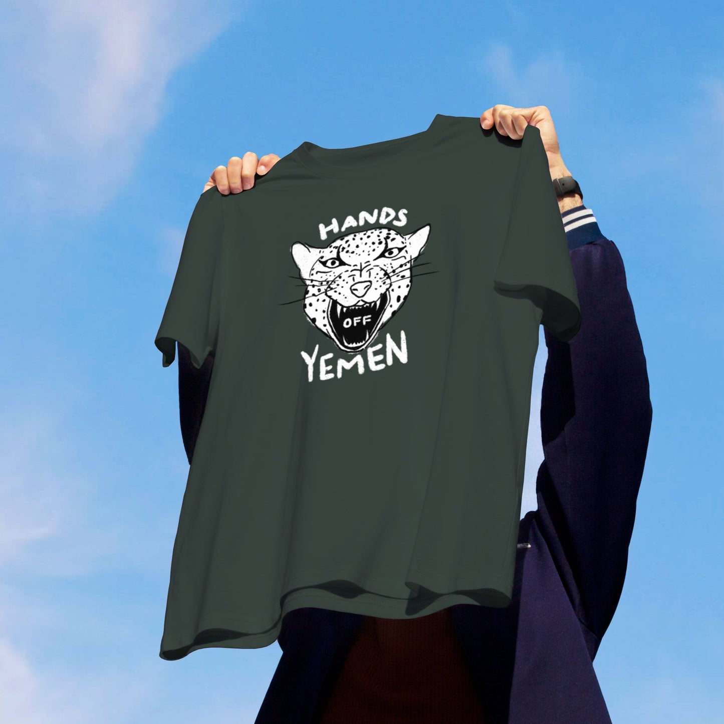 Hands Off Yemen Unisex Oversized Boxy Tee - moonymade