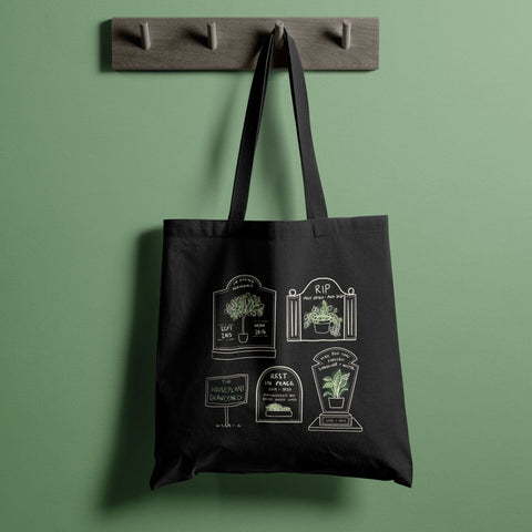 Houseplant Graveyard Eco Tote Bag - moonymade