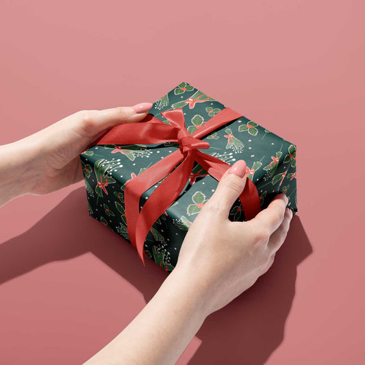 Merry Mistletoe Gift Wrap Papers