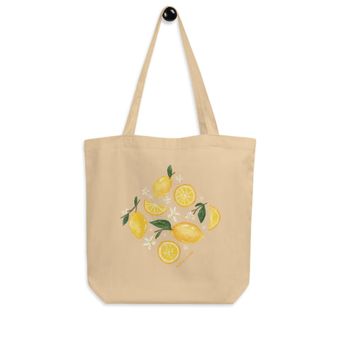 Lemon Blossom Eco Tote Bag - moonymade