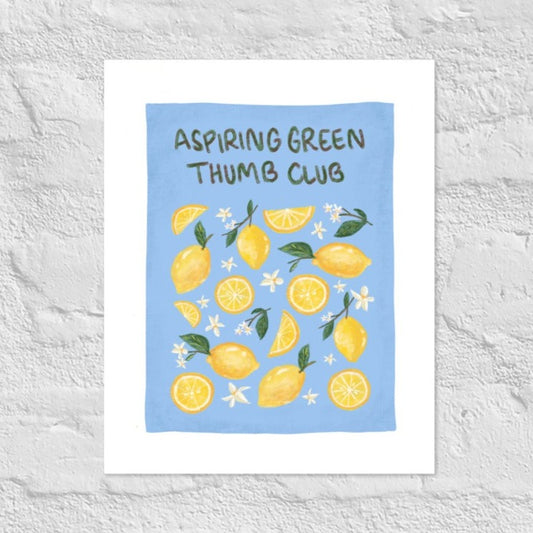 Lemons - Aspiring Green Thumb Club Print