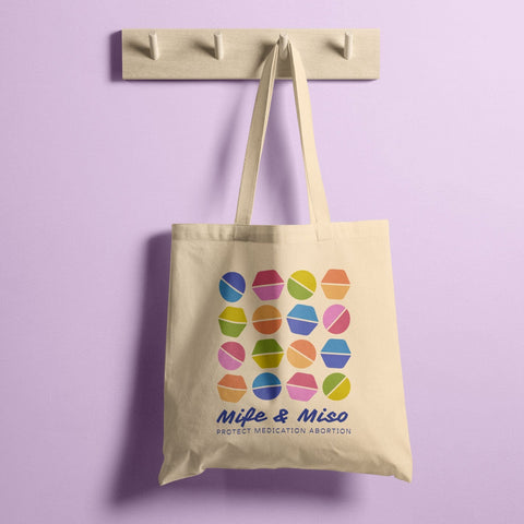 Mife & Miso Protect Abortion Medication Eco Tote Bag - moonymade