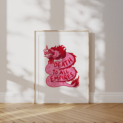 Power to the People Dragon Print