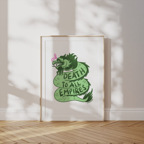 Power to the People Dragon Print