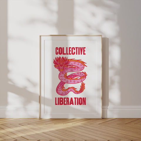 Collective Liberation Dragon Print
