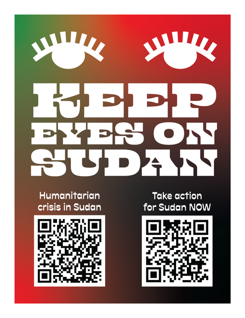 Take Action for Sudan Digital Protest Print - moonymade