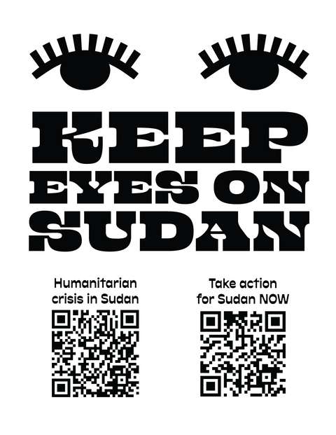 Take Action for Sudan Digital Protest Print - moonymade