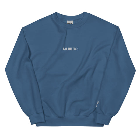 Eat The Rich Unisex Crewneck Sweatshirt - moonymade