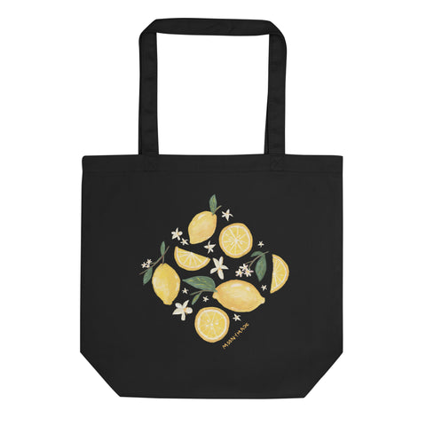 Lemon Blossom Eco Tote Bag - moonymade